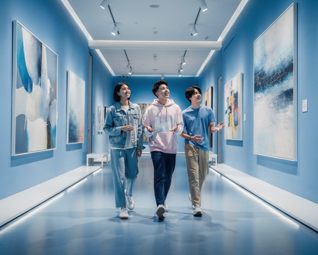 Visitatori al museo